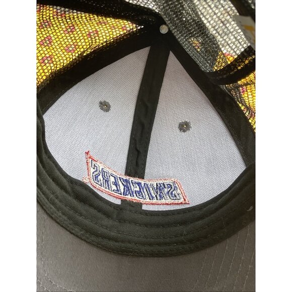 SNICKERS hat gray black‎ adjustable snapback cap Hat Men’s Adults - Picture 7 of 9